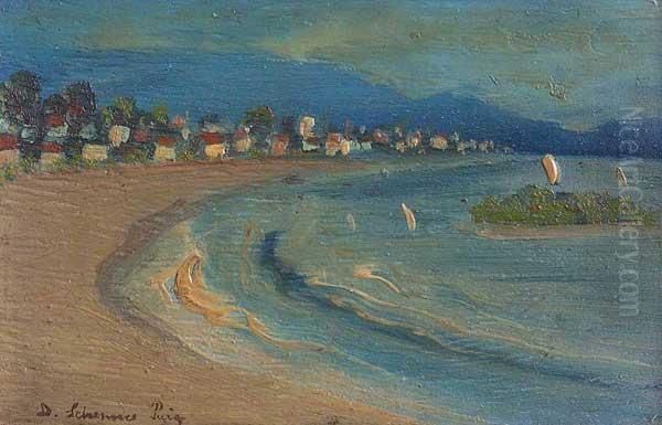 Bahia Oil Painting by Dolcey Schenone Puig