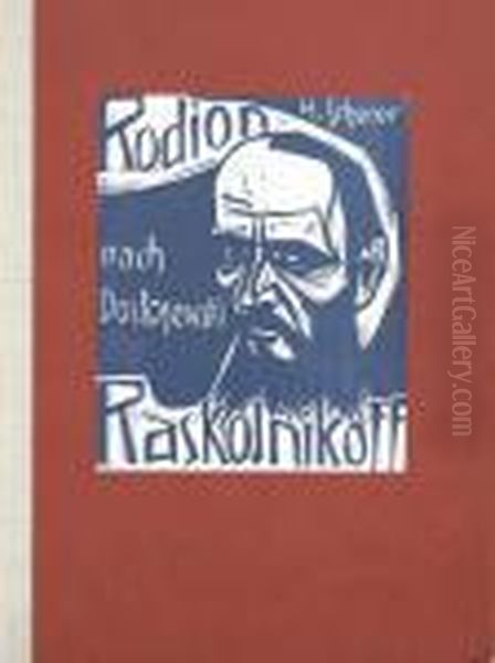 Rodion Raskolnikoff Nach Dostojewski Oil Painting by Hermann Scherer