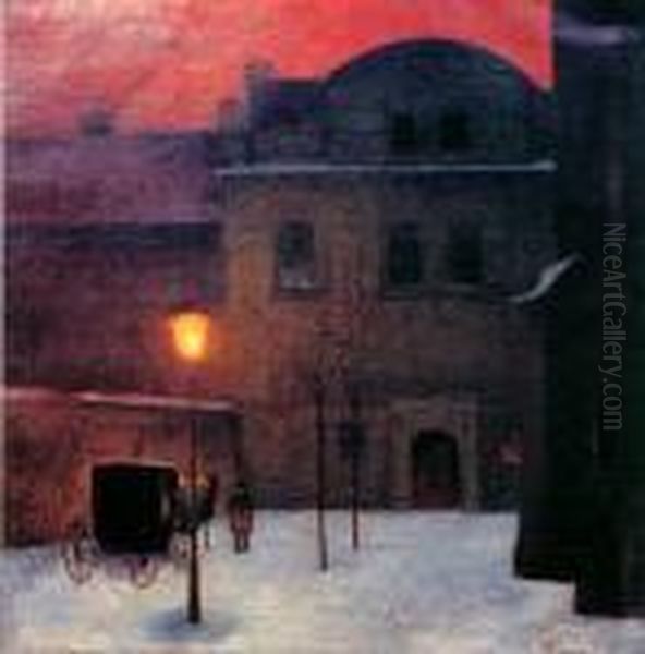 Untitled Oil Painting by Jakub Schikaneder