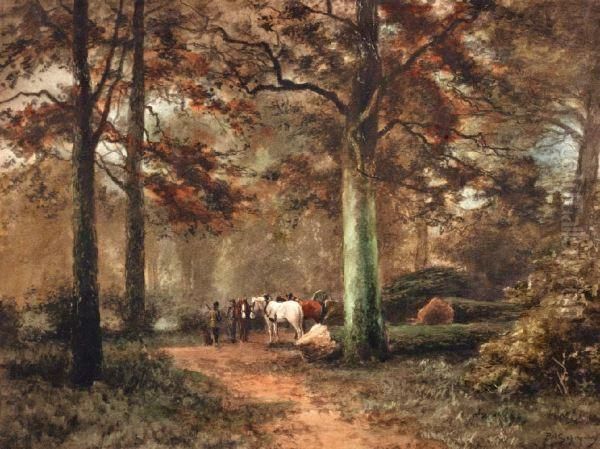 Herfstmiddag Oil Painting by Piet Schipperus