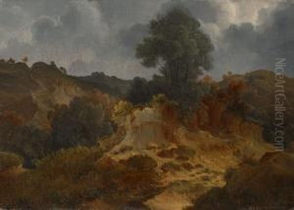 Felsige Landschaft Oil Painting by Johann Wilhelm Schirmer