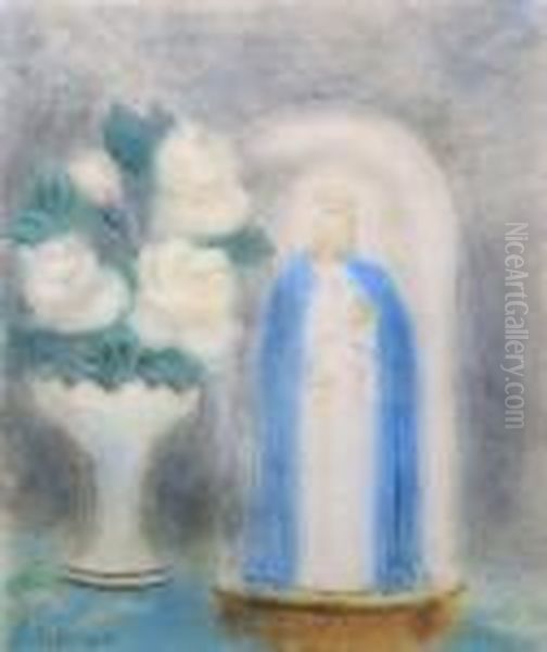 Vierge A L'enfant Oil Painting by Ferdinand Schirren