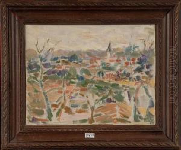 Vue De Linkebeek Oil Painting by Ferdinand Schirren