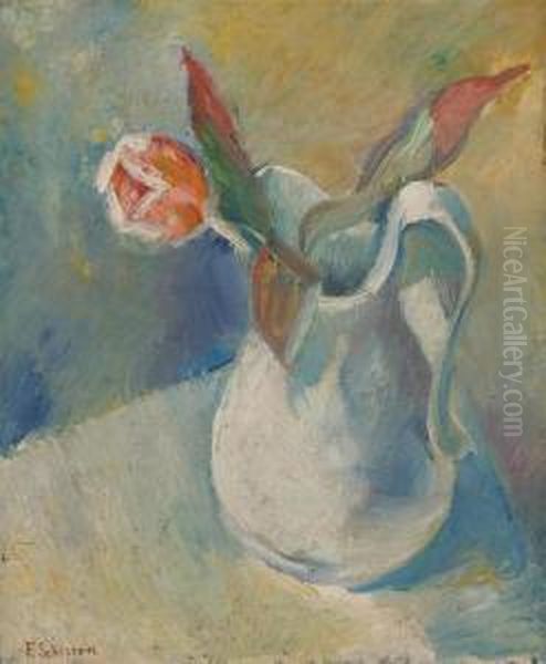 La Tulipe Oil Painting by Ferdinand Schirren