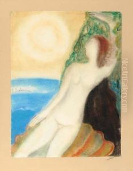 Naissance De Venus Oil Painting by Ferdinand Schirren