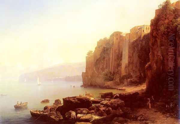 Sorrento Oil Painting by Thomas Ender