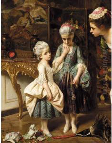 Ce N'est Pas Moi Oil Painting by Henry Guillaume Schlesinger