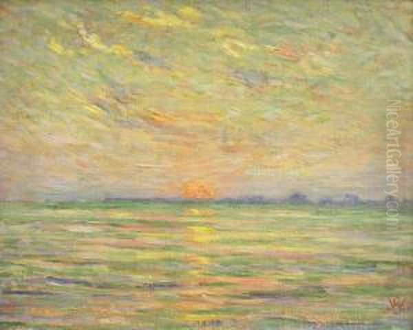 Coucher De Soleil Vert by Willy Schlobach