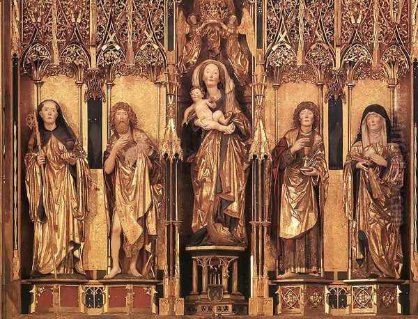 Altarpiece (central section) Oil Painting by Michael Erhart