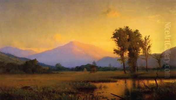 Sunset, Mt. Washington Oil Painting by Lemuel D. Eldred