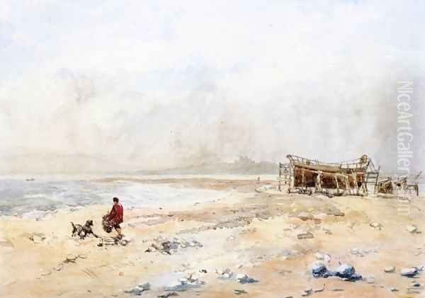 The Point, Beaumaris, Anglesey Oil Painting by William of Eton Evans