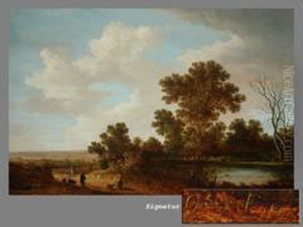 Weite Landschaft Mit Wanderern Und Oil Painting by Johannes Pietersz. Schoeff