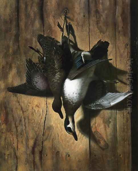 Hanging Water Fowl Oil Painting by Edward Edmondson