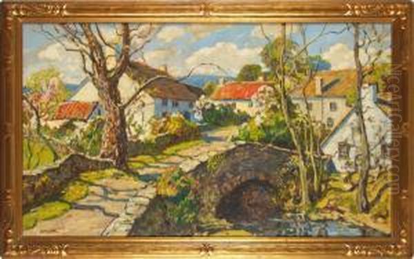 Spring In Cornwall Oil Painting by Walter Elmer Schofield