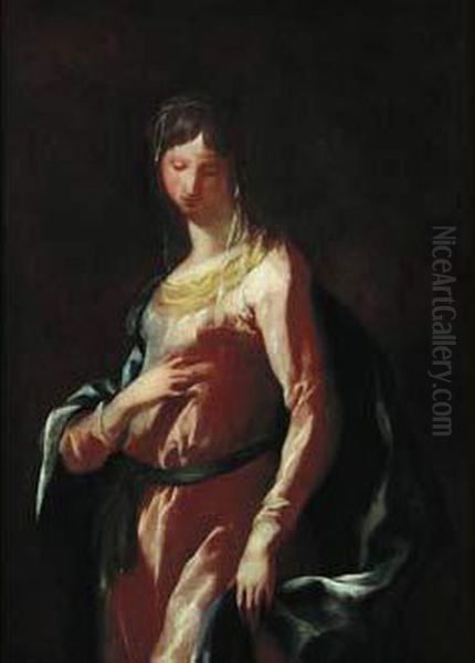 La Vierge Oil Painting by Johann Heinrich Schonfeld