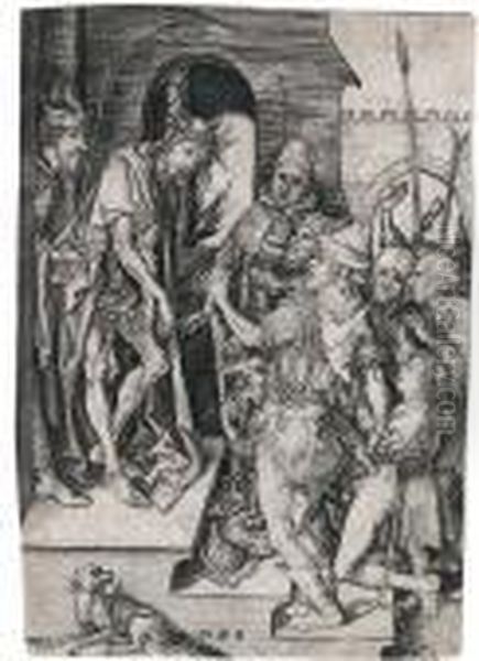 Ecce Homo Oil Painting by Martin Schongauer