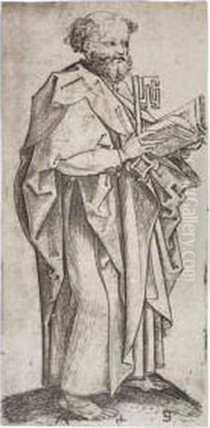 St. Peter Oil Painting by Martin Schongauer