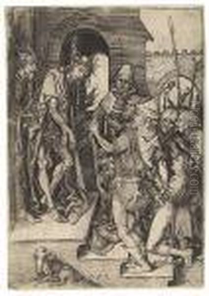 Ecce Homo Oil Painting by Martin Schongauer