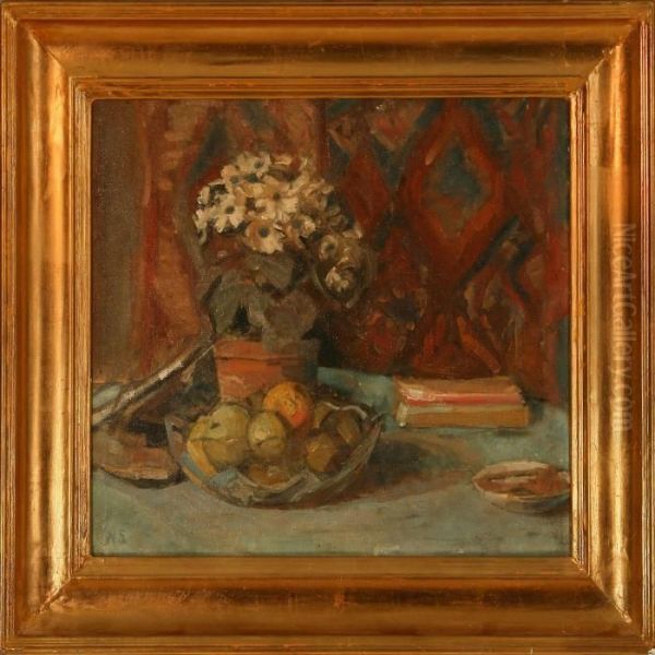 Still Life Oil Painting by Carl Schou