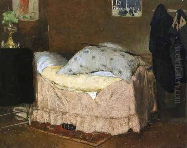 The Pink Bed Oil Painting by Henri-Jacques Evenepoel