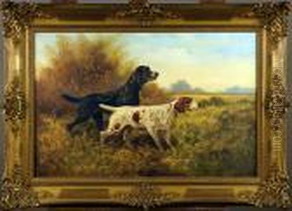 Les Chiens Oil Painting by Paul Schouten