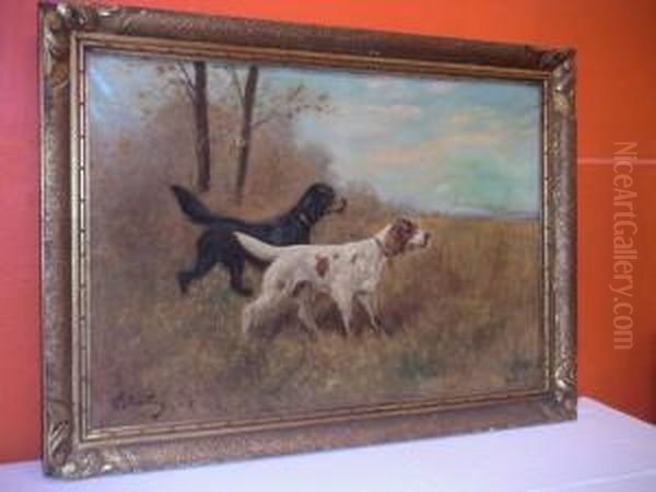 Chiens Oil Painting by Paul Henry Schouten