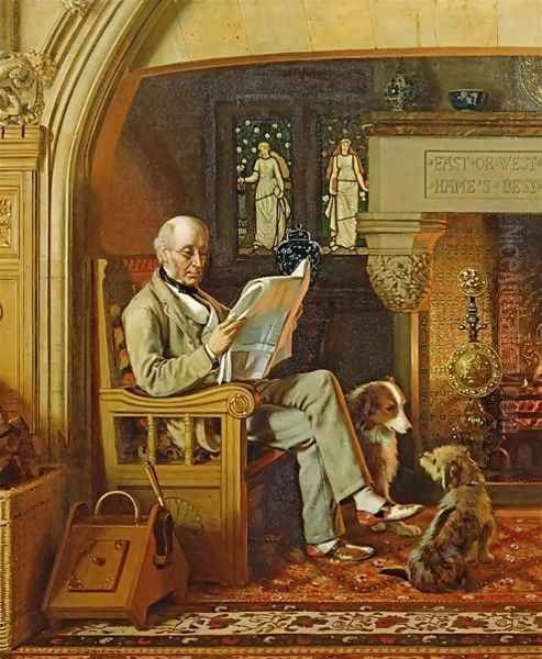 1st Lord Armstrong of Cragside Oil Painting by Henry Hetherington Emmerson