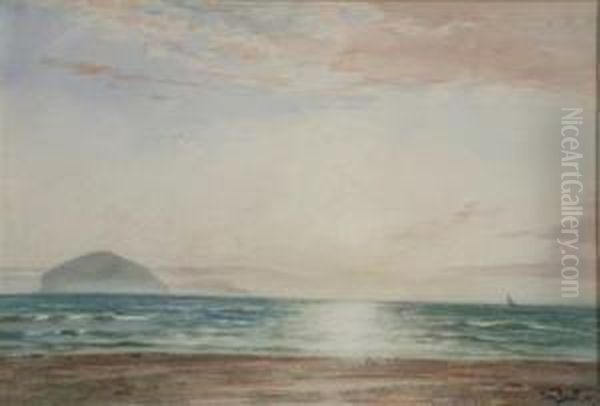 Ailsa Craig Oil Painting by Tom Scott