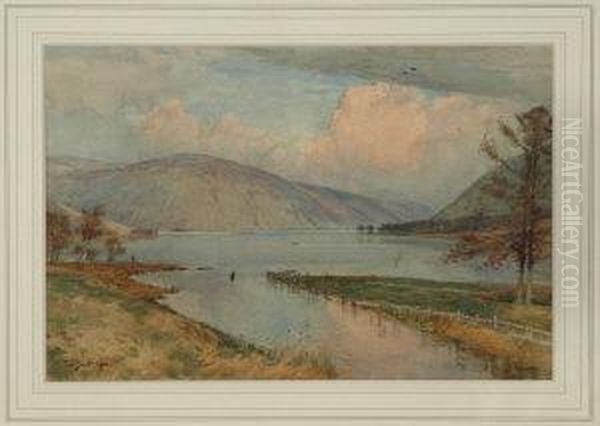 St Mary's Loch Oil Painting by Tom Scott