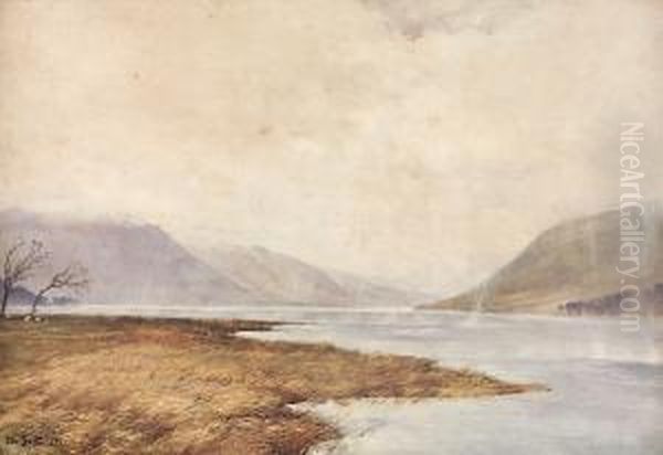 St Mary's Loch Oil Painting by Tom Scott