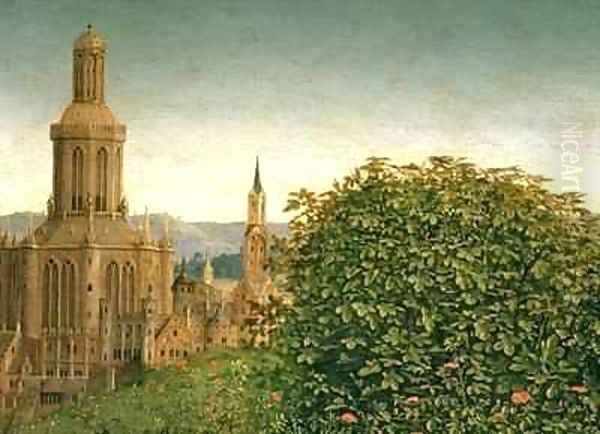 The Ghent Altarpiece Oil Painting by Hubert & Jan van Eyck