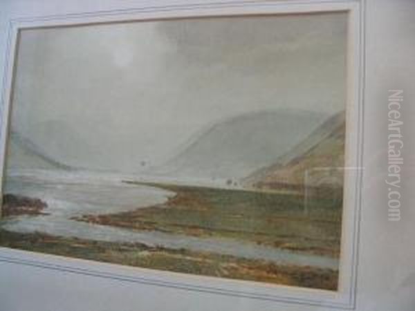 Stormy Day At St Mary's Loch Oil Painting by Tom Scott