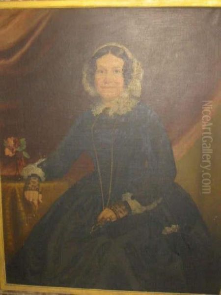 Portrait Of Agnes Williamson Oil Painting by William Bell Scott