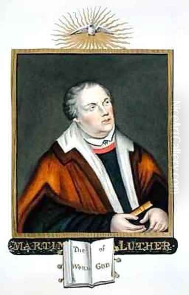 Portrait of Martin Luther from Memoirs of the Court of Queen Elizabeth Oil Painting by Sarah Countess of Essex