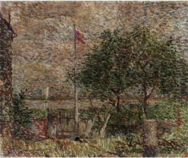 The Flagpole Oil Painting by Elliott Seabrooke