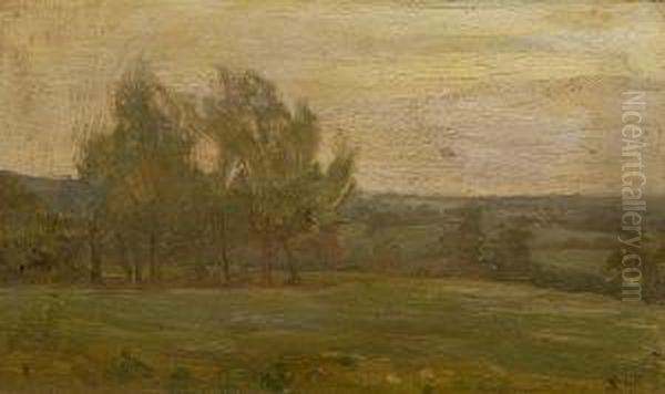 Rural Landscape Oil Painting by Elliott Seabrooke