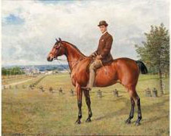 L'entraineur Jim C. Watson A Chantilly Oil Painting by Allen Culpepper Sealey