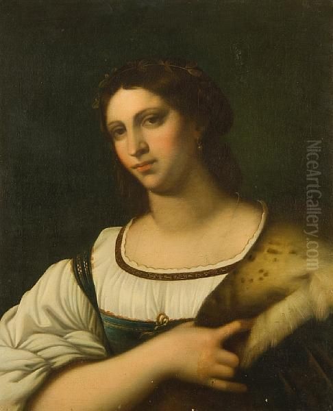 Portrait Of A Young Woman Oil Painting by Sebastiano Del Piombo