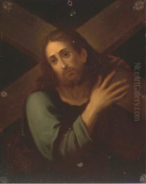 Christ Carrying The Cross Oil Painting by Sebastiano Del Piombo