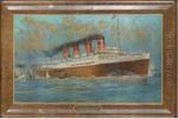 S.s. France (1912) by Albert Sebille