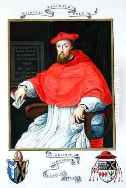 Portrait of Reginald Pole Archbishop of Canterbury and Legate of Viterbo from Memoirs from the Court of Queen Elizabeth Oil Painting by Sarah Countess of Essex