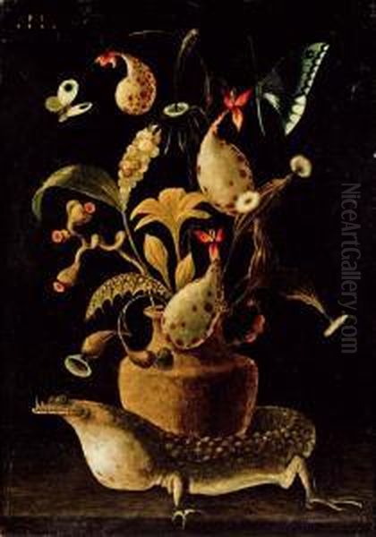 Blumenstuck Oil Painting by Franz Sedlacek