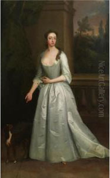 Lady Henrietta Spencer Oil Painting by Enoch Seeman