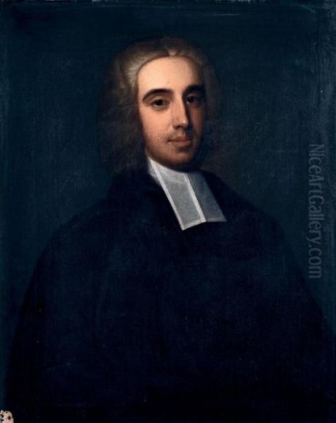 Portrait Of The Rev. Wadham Knatchbull Oil Painting by Enoch Seeman