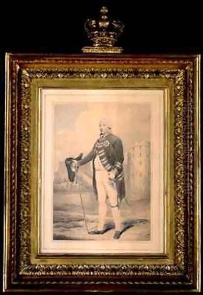 King George III Oil Painting by Henry Edridge