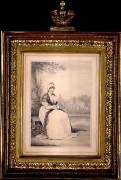 Queen Charlotte Oil Painting by Henry Edridge