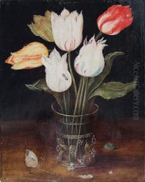 Bouquet De Tulipes Oil Painting by Daniel Seghers