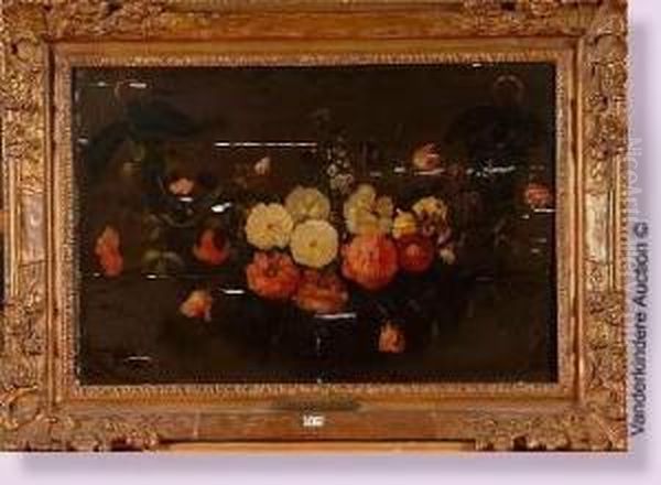 Guirlande De Fleurs Oil Painting by Daniel Seghers