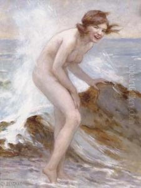 Baigneuse Oil Painting by Guillaume Seignac