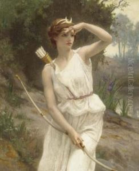 Diana, The Huntress Oil Painting by Guillaume Seignac